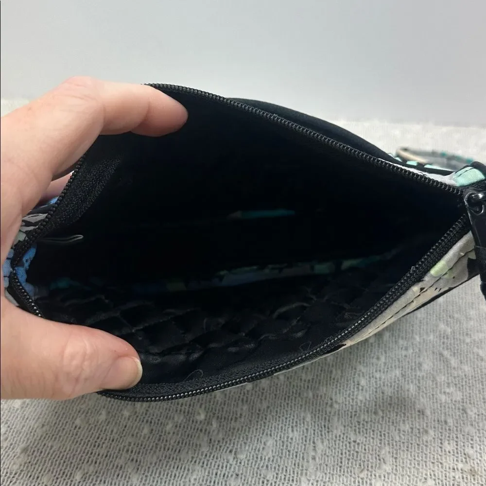 Vera Bradley blue Camofloral Crossbody hipster Purse bag